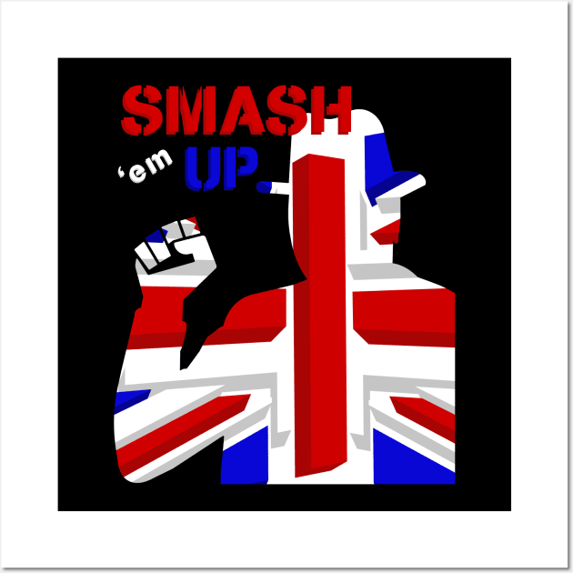 Churchill Smash em Up 1 Wall Art by SiSuSiSu